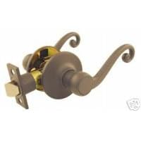 Gettysburg Passage Lever set Doorknob Oil Rubbed Bronze by Everyday Warehousers