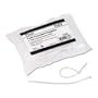 Self-Locking Plastic Seals, For Security Bags, 5", Clear