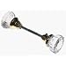 Glass Door Knob Set Brass
