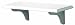 John Sterling KT-0148-818WT Wood Shelf Kit, White, 8-Inch by 18-Inch