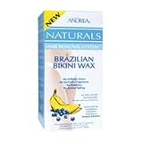 Andrea Naturals Brazilian Bikini Wax, Blueberry Banana, 1 kit