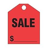 Mirror Hang Tag - Sale - Fluorescent (QTY:500)