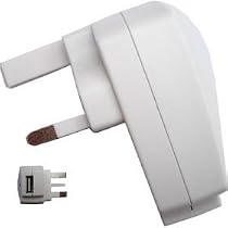 LUPO WHITE 500mA Apple Ipod Charger USB Power Adapter (charges MP3 players, Mobile phones, PDA's & Digital Cameras)