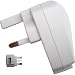 Electronics : LUPO WHITE 3 PIN 500mA USB UK wall plug AC Power Adapter Charger for MP3 players, ipods, mobile phones, PDA's and Digital Cameras etc