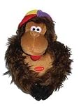 Great China Sr. Gorilla With Hat Plush Chew Toy
