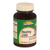 Healthy Liver Capsules With Milk Thistle, By Sundown - 60 Capsules