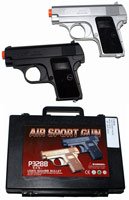 Dual Air sport Airsoft Guns Set of 2 pocket pistols w/ Case
