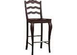 Color Cuisine Ladderback 30 Barstool Java Finish (Set of 2) - Broyhill 5203 ....