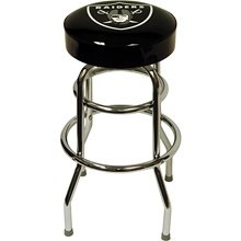 Oakland Raiders Backless Swivel Sports Bar Stool