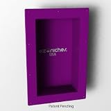 EZ-Niches USA EZSRN 8in x 14in Recessed Tile Wall Shampoo Soap Niche