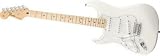 Fender® Standard Stratocaster® Left-Hand Electric Guitar - Arctic White, Maple Fretboard