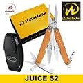Leatherman Juice S2 multi-tool Flame (Orange) with a Leather sheath
