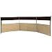 Royal Windbreak - ideal for campsite or seaside (Beige/Black)
