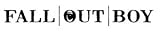 FALL OUT BOY #17223 BLACK Rub On Vinyl Transfer Sticker Decal