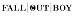 Search : FALL OUT BOY #17223 BLACK Rub On Vinyl Transfer Sticker Decal