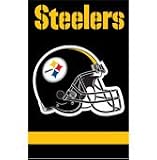 Pittsburgh Steelers Applique Banner Flag - B0002GUCZK