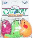 Vo-Toys Mini Tennis Cloth Mice 3 pack Cat Toy