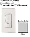 Fan Speed & Lighting Controls TPI06-1LG Leviton TouchPoint Incandescent Dimmers