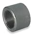 Industrial Grade 1MPK7 Cap, 1/2 In, Galvanized Malleable Iron
