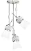 Nulco 1013 Industrial Age 3 Light Semi-Flush Ceiling Fixture