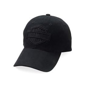 Harley-Davidson® Men's Phantom Ghost Baseball Cap, Black or White. Adjustable closure. 99500/01-03V