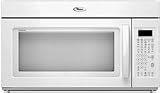 Whirlpool GMH6185XVQ White Microwave Hood Combination