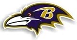 Baltimore Ravens Left Logo Car Magnet