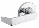 Schlage ND25RHO619 Satin Nickel D Levers-Series Rhodes Rhodes Heavy Duty Exit Only Door Lever Set wi