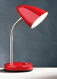 RED TABLE LAMP DESK LAMP TABLE LAMP STUDY LAMP