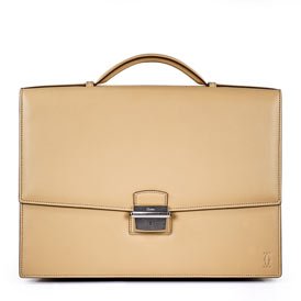 Buy Midsize Pasha De Cartier Beige Leather Briefcase: Beige Briefcase by Cartier