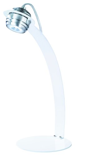 Trio-Leuchten Trio 522010301 LED-Tischleuchte, ink.1x3W LED, 4100K, H&ouml;he 33cm, Ausf.weiss, Kopf Aluminium