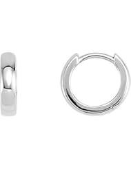Genuine Ibiza Elegance TM Platinum Each 14.00 mm Hinged Earrings. 2.21 Grams . 100% Satisfaction Guaranteed.