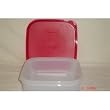 Tupperware Modular Mates Square Bowl 5 Cups Passion Red