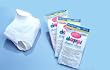 Dappi Brand--Diaper Cover (Size Medium 12-24 lbs) Solid White