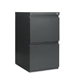 Databazaar提供 Stationery&Grocery Online Shop Ranking 5. Two-Drawer Mobile Pedestal File with Full-Length Pull, Charcoal, 19-1/4