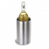 Stainless stee double walled bottle cooler (stainless steel) (7.6H x 4.7W x 4.7D)