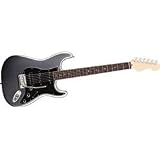 Fender American Deluxe Strat® HSS Electric Guitar, Tungsten, Maple Fretboard