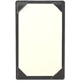 Black Bonded Leather Jotter Card Holder