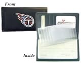 Tennessee Titans Embroidered Leather Checkbook Cover