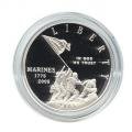 2005 - U.S. MARINE CORPS 230TH ANNIVERSARY COMMEMORATIVE - PROOF SILVER DOLLAR COIN