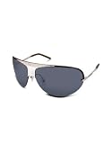 Valentino Swarovski Crystal Decorated Rimless Sunglasses Light Gold Smoke by Valentino