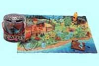 Pirates on the High Seas Travel Bucket, 37 Piece Play Tub
