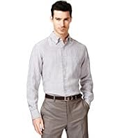 Collezione Pure Linen Striped Shirt