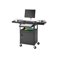 Da-Lite Audio Visual Cart with Electric Portable Speakers (6611)
