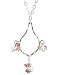 Tracy Matthews Raspberry Tear Drop Necklace