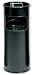 Smead Ashtray Waste Bin with 1.5 Kilos of Silver Sand 17 Litre Black Ref A2926269 Image