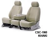 Coverking Yes Essentials Custom Fit Seat Covers - YES ESSENTIALS KHAKI, Front Row Seats 2000 - 2005 Honda S2000 50/50 Bucket Seat w/built-in headrest, NOT FOR SEATS WITH HEADREST SPEAKERS