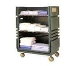 Metro Polymer Linen Truck - 2 Swivel, 2 Rigid Casters