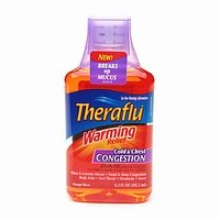 Theraflu Cold & Chest Congestion, Warming Relief, Orange Flavor, 8.3 oz.