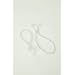 6" Premium White Ball Bungies Package of 100